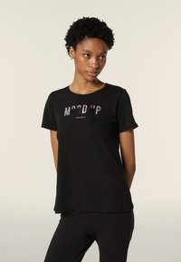 Freddy COMFORT FIT CON GRAFICA COMPOSTA DA STRASS - Camiseta deportiva - nero