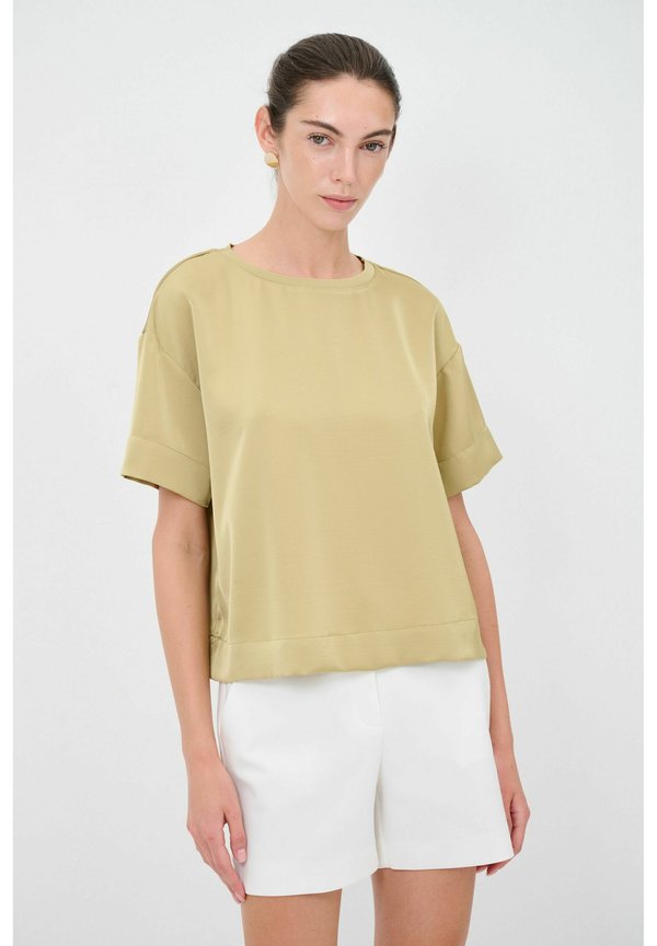 COLLAR - Bluse - olive