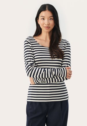 FANNEYSPW - Longsleeve - dark navy stripe