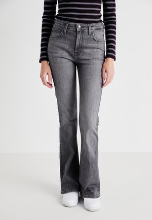 Vaqueros a campana - grey denim