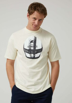 Camiseta estampada - crudo