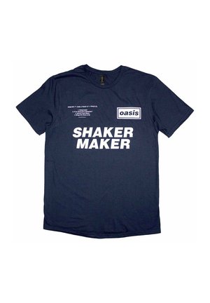 SHAKERMAKER TRACKLIST - Print T-shirt - navy