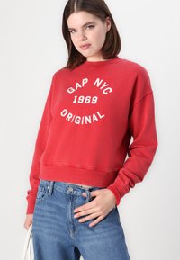 GAP CREW NECK - Sudadera - modern red