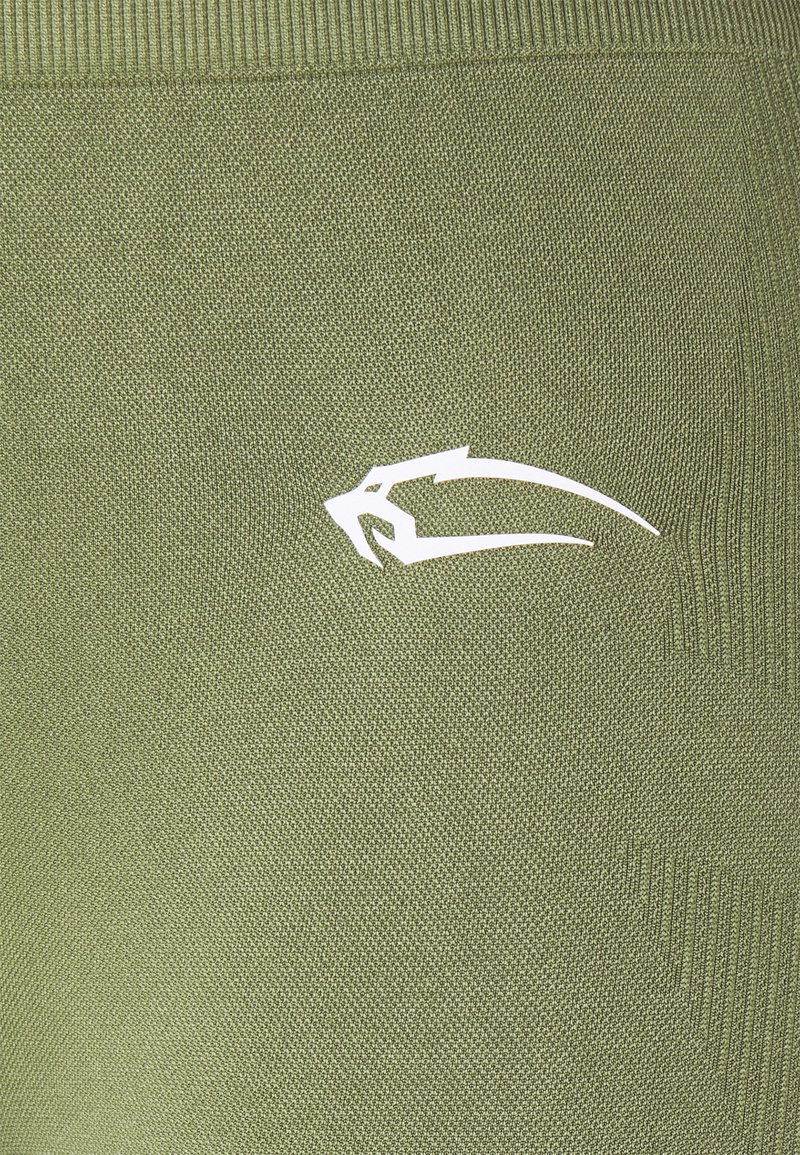 Damen Sportbekleidung | Smilodox SEAMLESS LEGGINGS COOL Tights khaki - AQ41477 Damen Sportbekleidung | Smilodox SEAMLESS LEGGINGS COOL Tights khaki - AQ41477