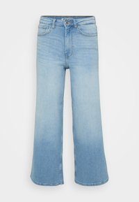 ONLMARLA LOOSE WIDE LEG  - Platėjantys džinsai - light blue denim