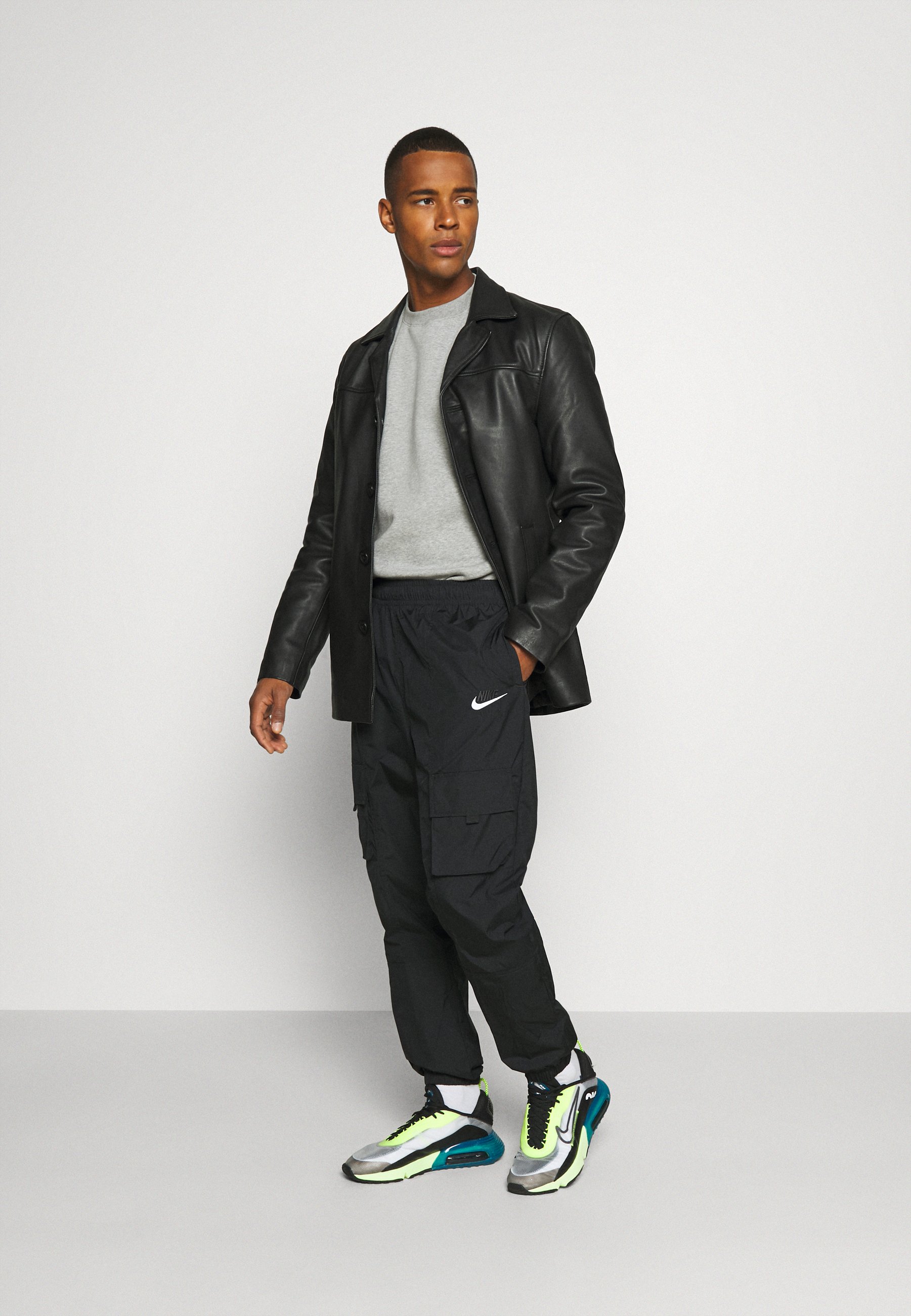 Nike Sportswear REPEAT CREW Sweatshirt grey heather Nike Sportswear REPEAT CREW Sweatshirt grey heather