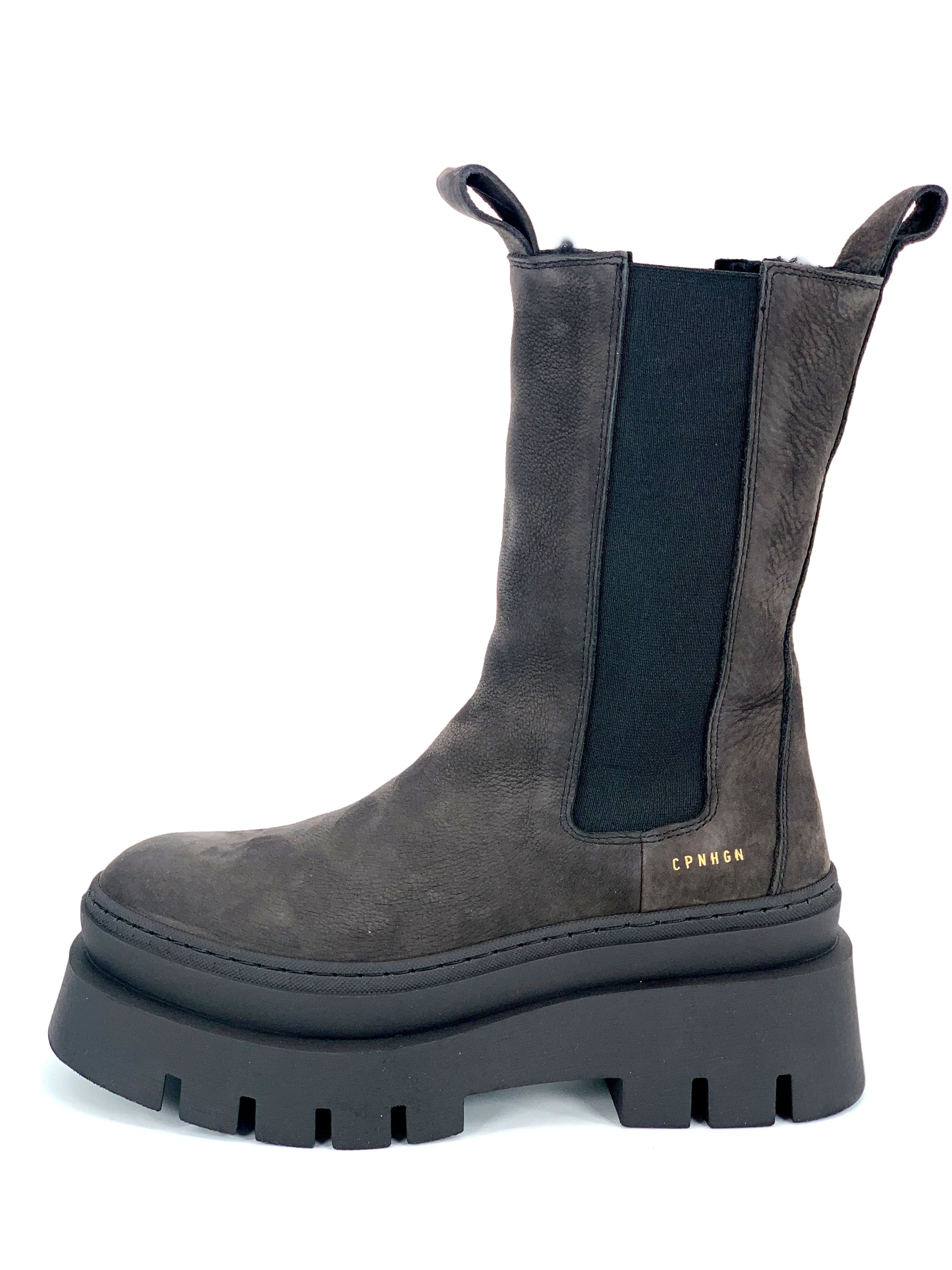 Copenhagen Botas con plataforma - off black/negro - Zalando.es
