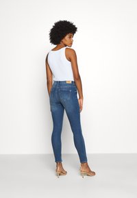 TWOTWINSTYLE-Conjunto De Dos Piezas De Tela Vaquera Lisa Para Mujer