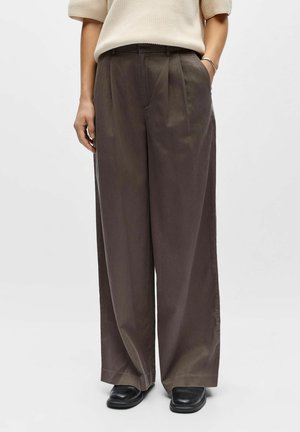 BUNDFALTEN - Pantalon classique - morel