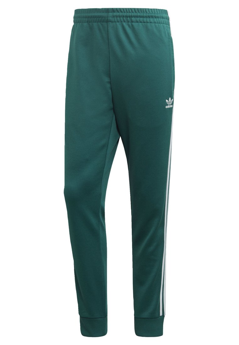 green adidas tracksuit bottoms