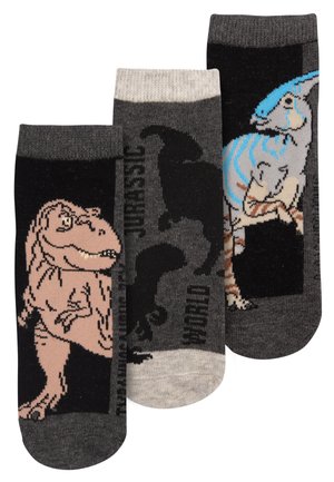 JURASSIC WORLD (3ER PACK) - Socks - grau