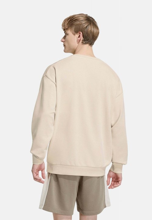 adidas SUDADERA SEASIONAL ESSENTIALS COLLEGIATE - Sudadera - crystal linen ivory — foto 3
