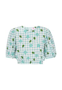myMo Bluse - turquoise multicolor