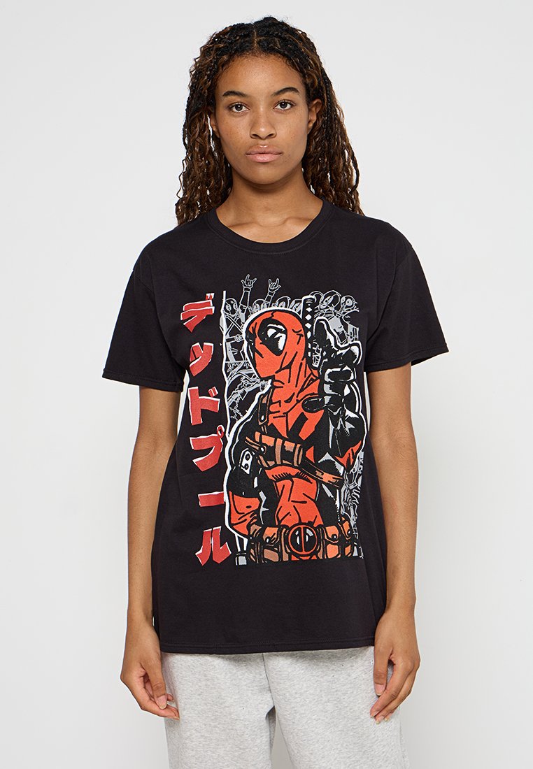 Marvel T-shirt print zwart