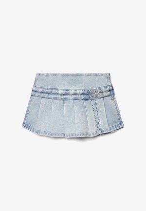 Terranova, Gonna a pieghe - blu denim chiaro