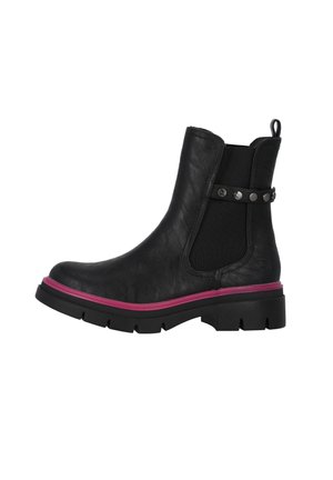 TRINDA - Platform ankle boots - schwarz pink