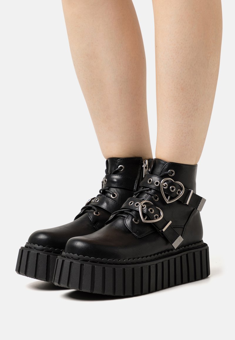 LAMODA ALMOST LOVER CHUNKY CREEPER ANKLE BOOTS Platform ankle boots