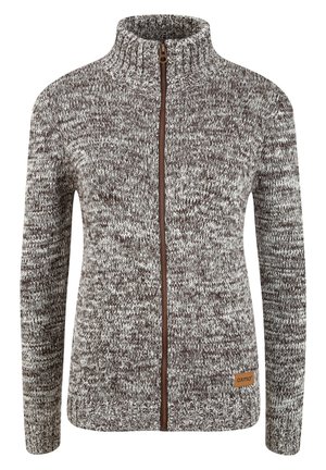 OXPHENIX - STRICKJACKE - Cardigan - coffee bea