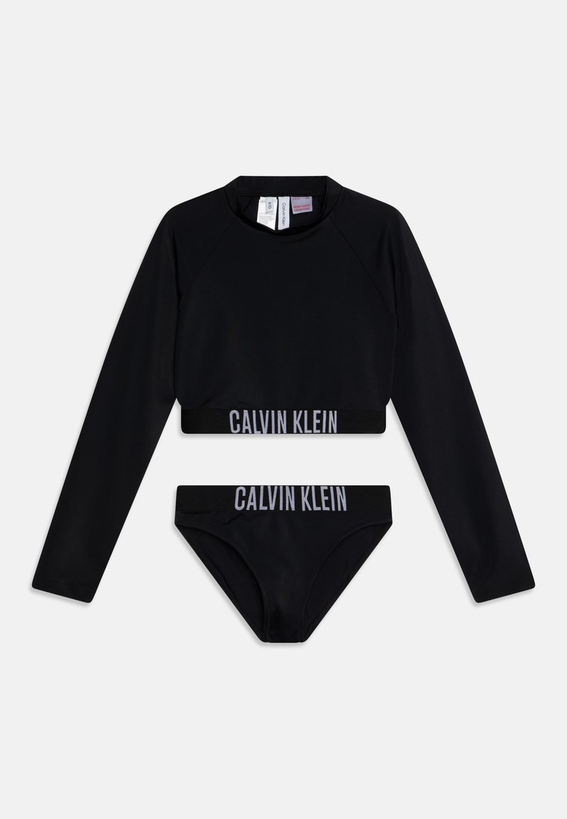 Calvin Klein Swimwear RASHGUARD SET Badeanzug black/schwarz