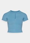 ONE FITTED TOP  - Tekninen t-paita - smokey blue/black