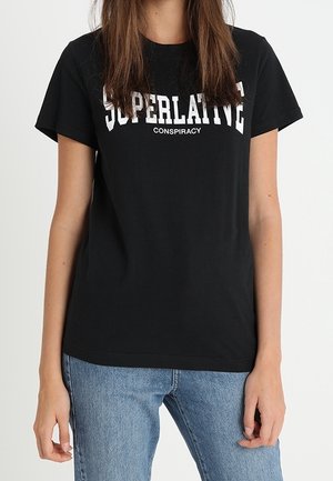 T-shirt print - black