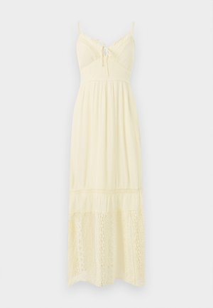 Hollister Co., BARE INSET MAXI DRESS - Robe longue - yellow