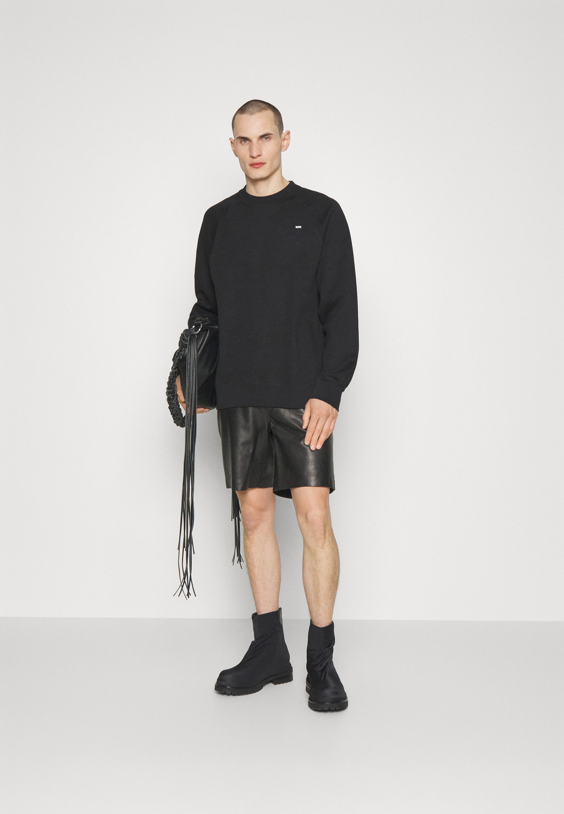 NEIL BARRETT｜ (Easy Drop Double Bolts Shoulder Sweatshi Neil Barrett EASY DROP SHOULDER DOUBLE BOLTS HOODIE
