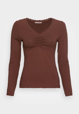 Topper langermet - brown