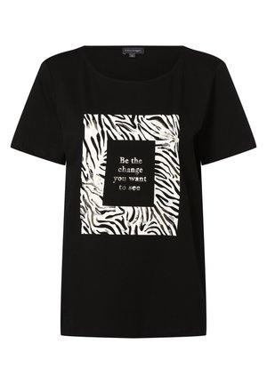 Print T-shirt - schwarz