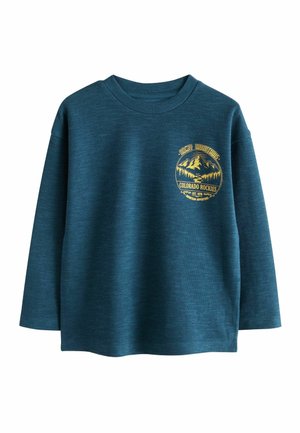 Next, REGULAR FIT - LONG SLEEVE GRAPHIC T-SHIRT - Long sleeved top - blue mountains