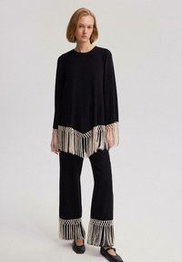 Touché Privé TASSEL TEXTURED  - Tunikaer - black