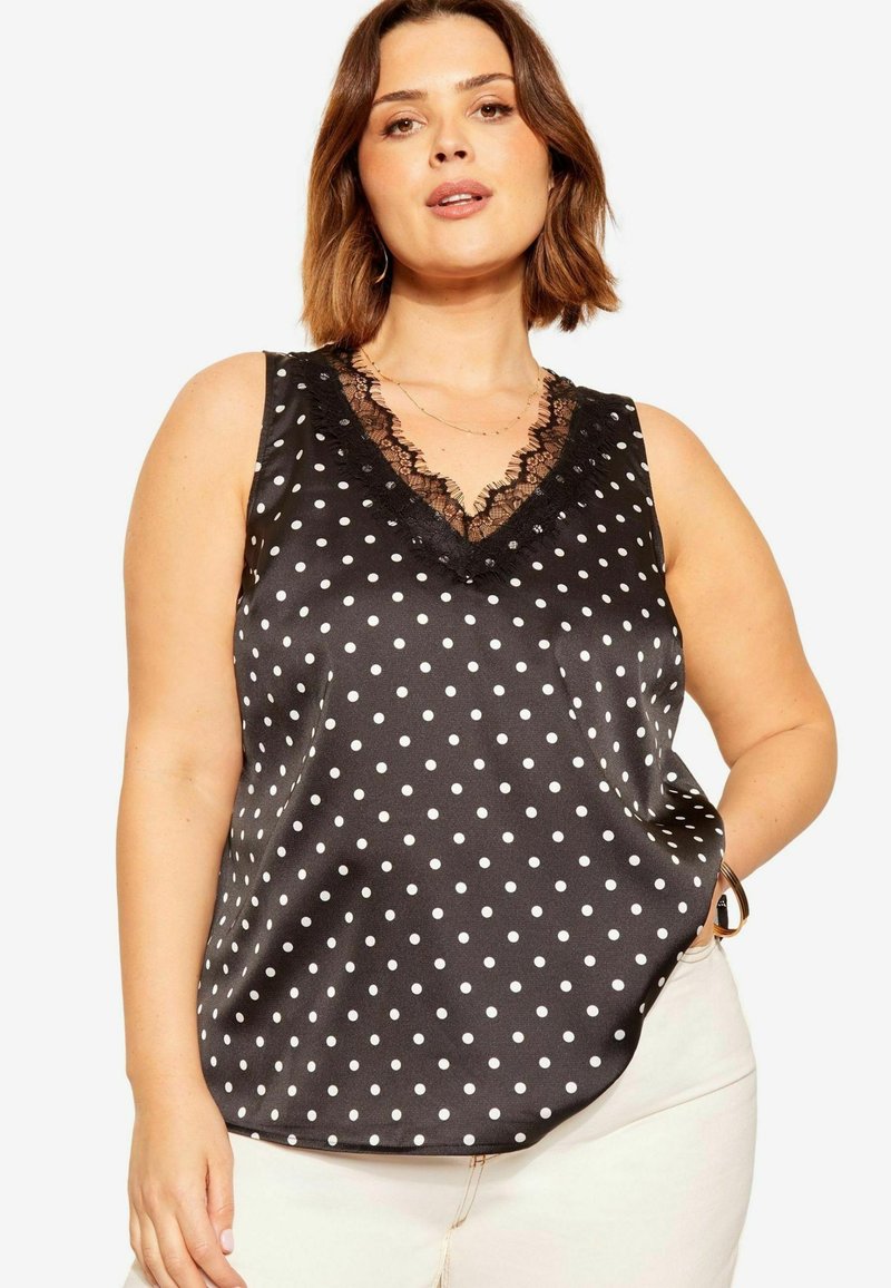 Curves Like These Topp - black white