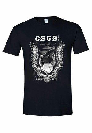 CBGB FLYING SKULL - T-shirt print - black