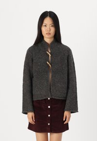 Vero Moda VMSIRI OPEN CARDIGAN - Casaco de malha - dark grey