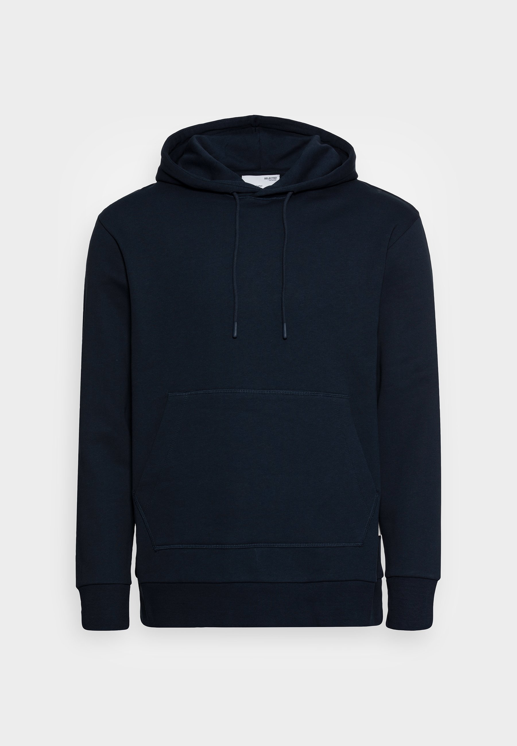 SELECTED HOMME Felpa Con Cappuccio Uomo - Tinta Unita, In Cotone Biologico, Casual, Maniche Lunghe, Comfort Quotidiano