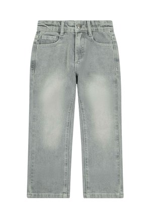 Steiff, JEANSHOSE OFF TO THE MOON, VERSTELLBARER BUND - Straight leg jeans - drizzle melange