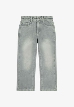 Steiff, JEANSHOSE OFF TO THE MOON, VERSTELLBARER BUND - Straight leg jeans - drizzle melange