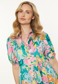 usha Abito a camicia - green multicolor
