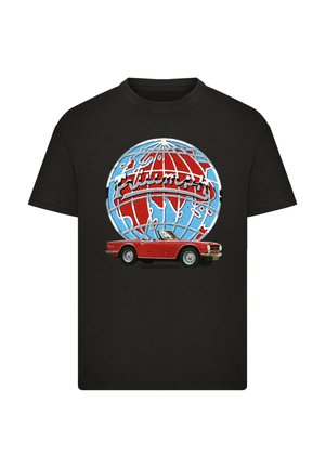 Print T-shirt - schwarz