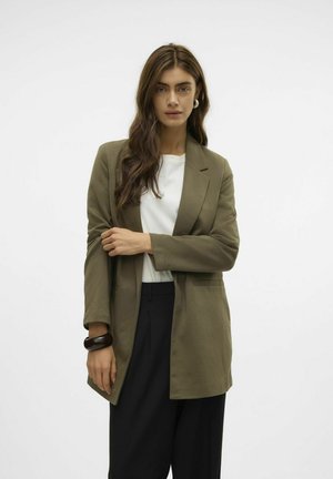 LONG - Blazer - khaki