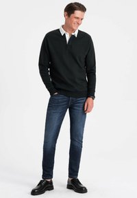 Ombre Poloshirt - black