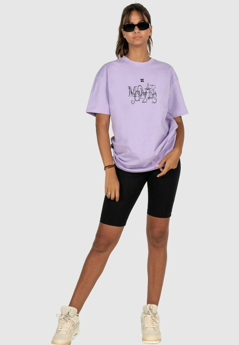 MJ Gonzales CLASSIC HEAVY OVERSIZED - T-shirts print - lilac