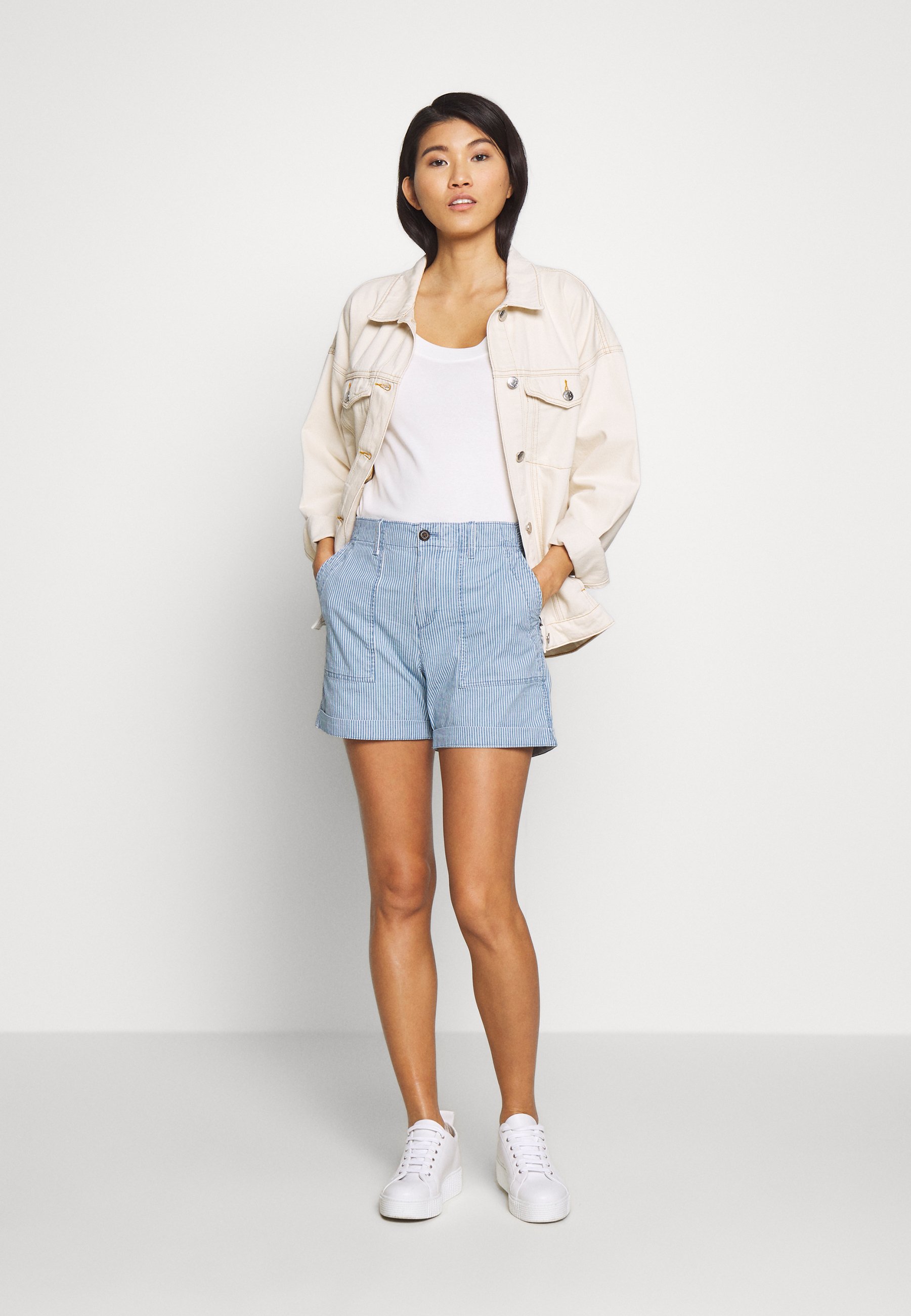edc by Esprit CORE WIDE Topper langermet offwhite edc by Esprit COLOURBLOCK - Topper langermet - off white