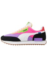 Puma Future Rider Play On Unisex Trainers Luminous Purple Fluo Pink Purple Zalando Co Uk