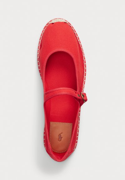 Polo Ralph Lauren CANVAS MARY JANE ESPADRILLE - Espadrilles - red