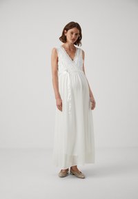 MAMALICIOUS MLMIVANE TESS DRESS - Pidulikud riided - snow white