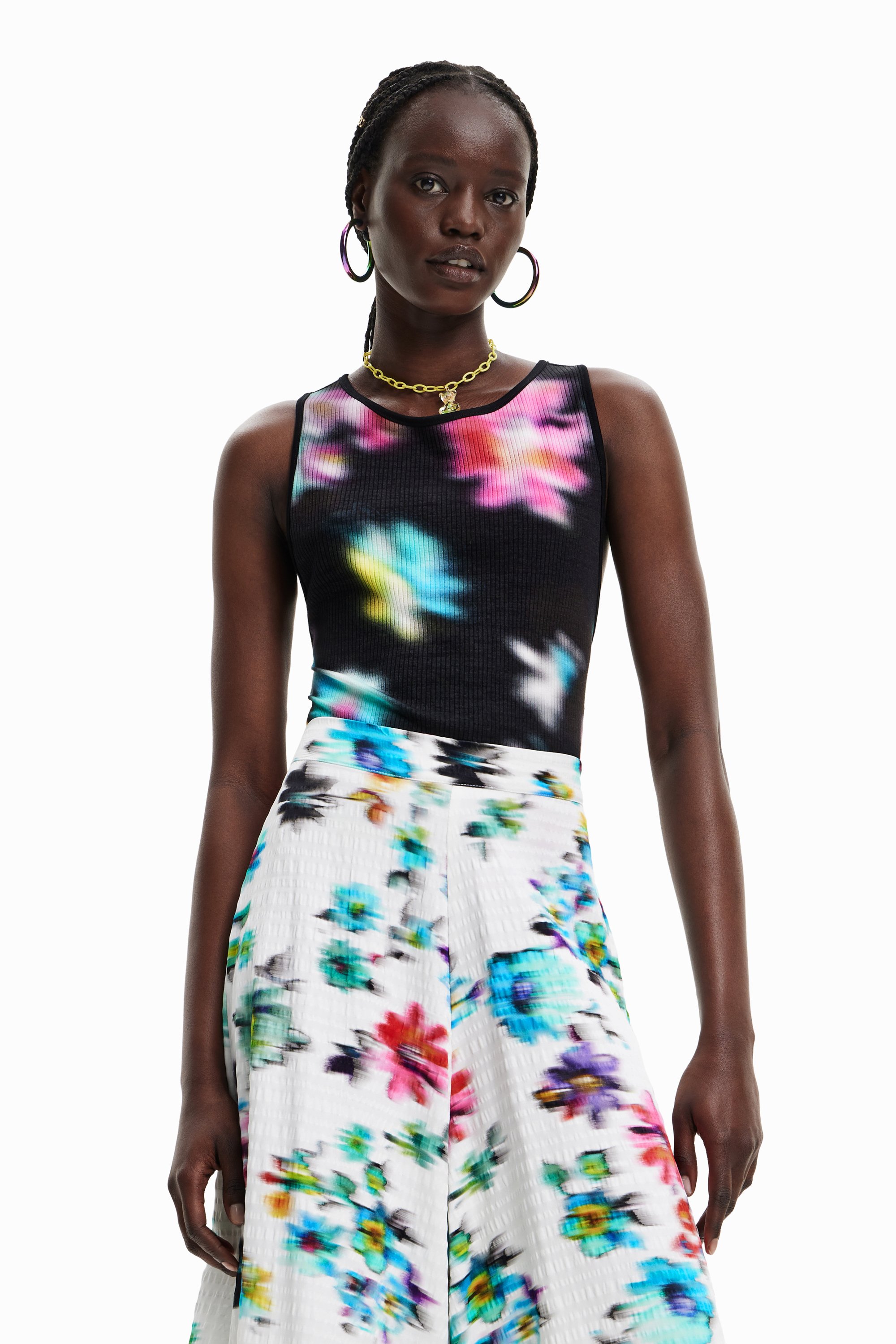 Desigual Robes Mi Longues Femme De Couleur Noir 1560690-noir00 - Modz
