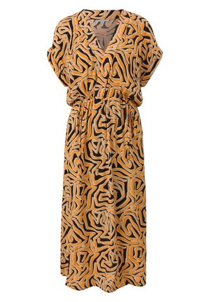 comma casual identity IN WICKELOPTIK - Freizeitkleid - yellow