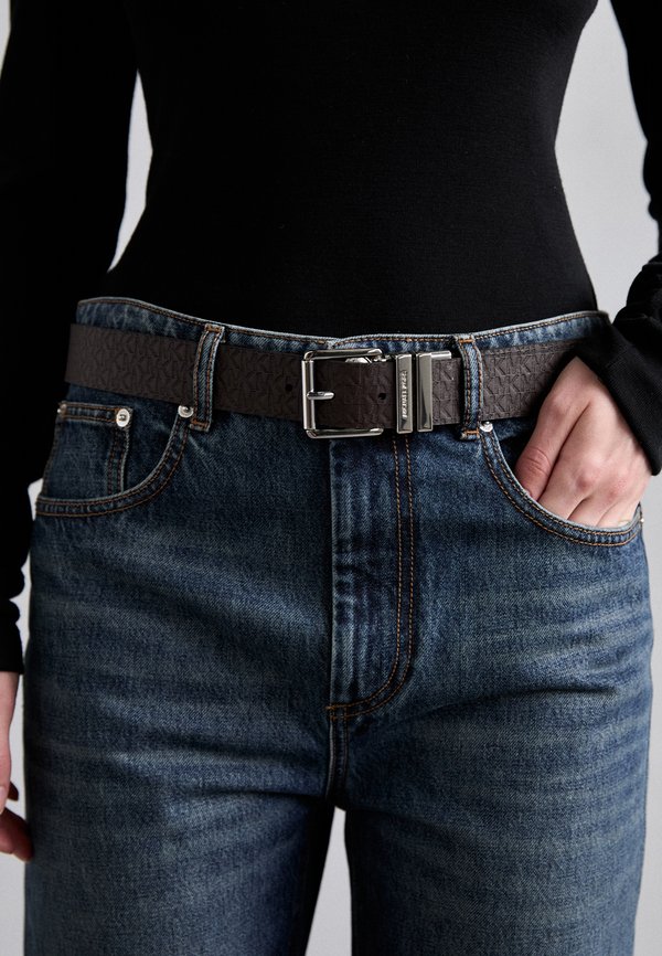 35MM REVERSIBLE BELT - Belt - chocolate reversing to luggage