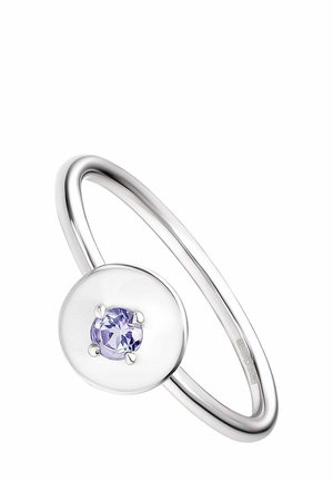 CON TANZANITA Y ESMALTE  - Anillo - silver-coloured